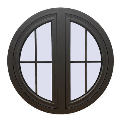 Luxuriöse Aluminium-Rundefenster mit Vision Lite und EPDM-Dichtungssystem