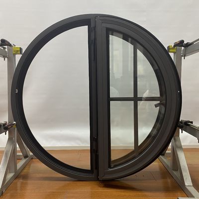 Luxuriöse Aluminium-Rundefenster mit Vision Lite und EPDM-Dichtungssystem