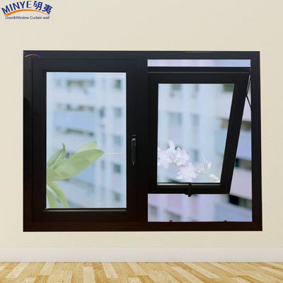 Moderne Design-Thermal Break-Aluminium-Scheibenfenster für die Beschichtung von Baustoffen