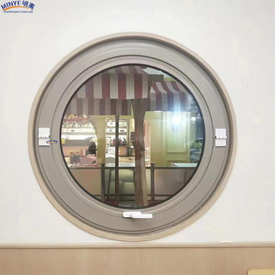 CE-Standard Aluminiumprofil Mondfensterschatten Kreisglasfenster im modernen Design