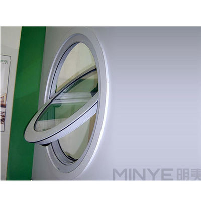 CE-Standard Aluminiumprofil Mondfensterschatten Kreisglasfenster im modernen Design
