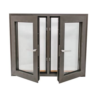 angepasste klare/graue/blaue/grüne/braune Aluminium-Fenster mit Doppelverglasung