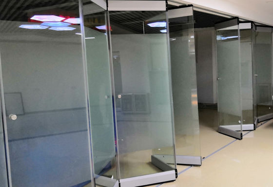 Chinesische Top-Hardware Klappbildschirm Glas Vorhang Stapel Panoramakordeon Zweifach Tür