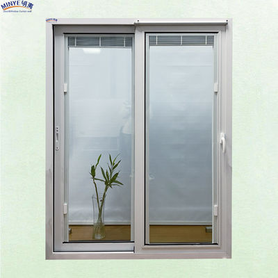 Gehärtetes Glas Aluminium Schiebetür mit glatter Oberfläche und Low-E Beschichtung in Shanghai