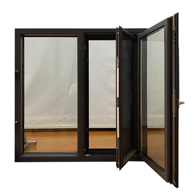 Aluminium-Fenster mit Doppelverglasung und modernem Design
