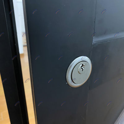 Verbessern Sie Ihre Außentüren mit einer schwarzen Aluminium-Einzweigtür mit einer Dicke von 2,0 mm