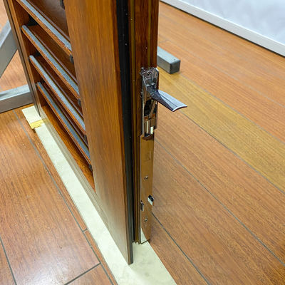 Individuell angepasste Horizontale Öffnung Aluminium-Gehäuse-Riegelfenster mit Holzkorn-Ausführung