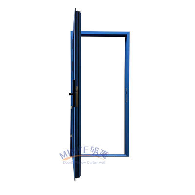 Blaufarbene Aluminium-Gehäuse mit doppeltempertem Glas und elektronischem Code-Schloss