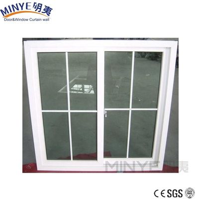 Energieeinsparung Doppelgehärtetes Glas UPVC PVC Schiebefenster Für Patio Vinyl Glasfenster