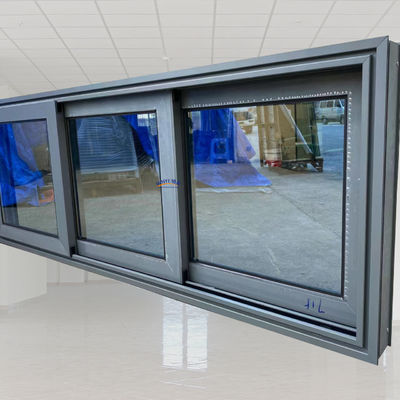 Wohnzimmer Energie Thermal Break Aluminium Schiebefenster mit ISO9001 CE-Zertifikat