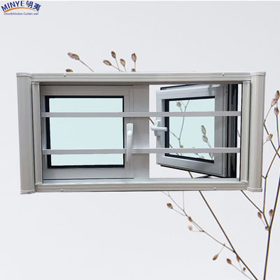 Villa modernes Design Aluminium-Legierung Fassadenfenster mit thermischen Bruch und maßgeschneiderte Farbe
