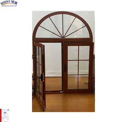 Vertikales Fenster aus Aluminium mit französischem Fassaden Die perfekte Kombination aus Stil und Funktion