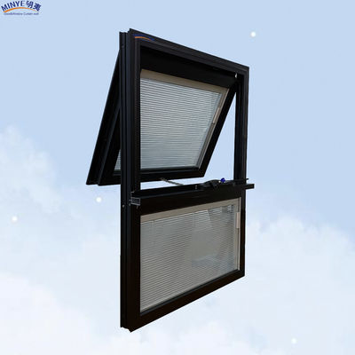 Home Office Aluminium-Material Vorhangfenster für natürliche Belüftung