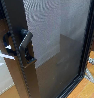 Aluminium-Schiebeglas Innenraum Französische Türen für Zuhause Stapelbare und postmoderne Gestaltung