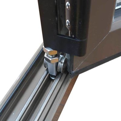 Aluminium-Faltfenster mit doppelt gehärtetem Glas und optimaler thermischer Leistung
