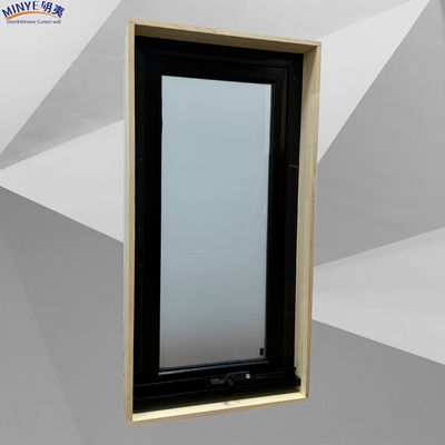 Aluminiumrahmen mit Doppelgehärtetem Glas und Holzunterrahmen