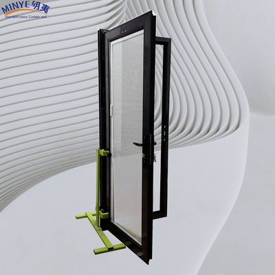 Customized Größe Aluminium Front Entrée Französisch Fassade Türen für Haus Innenraum Glas
