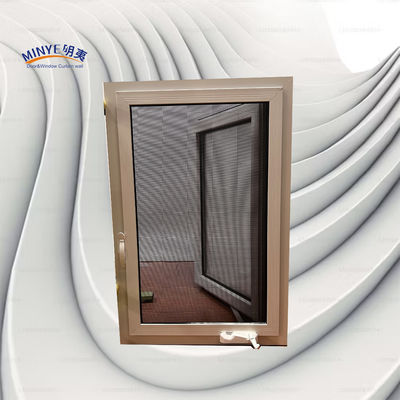 Thermal Break Aluminium-Fenster mit abnehmbarem Bildschirm und Doppelfarbdesign