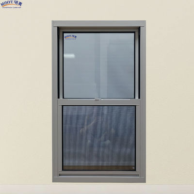 Doppelgehärtetes Glas Aluminiumprofil Doppelhängfenster zur Wind- und Wärmedämmung