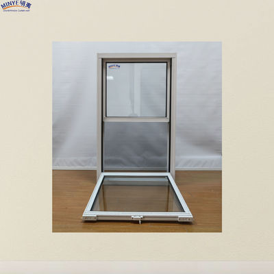 Doppelgehärtetes Glas Aluminiumprofil Doppelhängfenster zur Wind- und Wärmedämmung