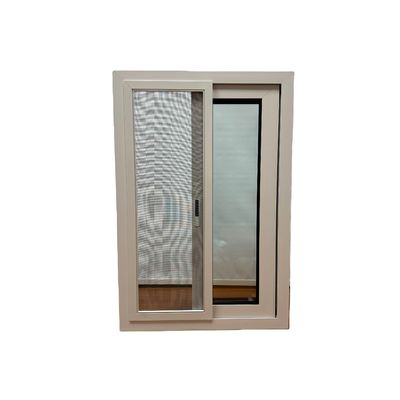 Doppelgehärtetes Glas Schiebefenster aus Aluminium mit Rahmenmaterial und Leistungsbeschichtung