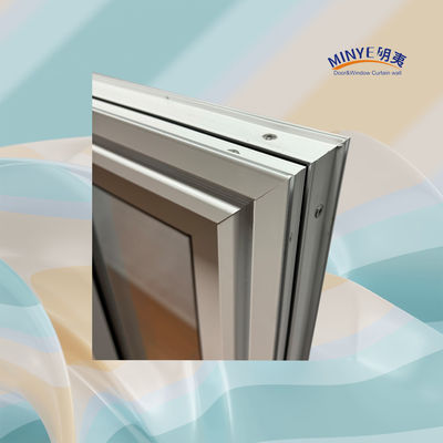 Doppelgehärtetes Glas Schiebefenster aus Aluminium mit Rahmenmaterial und Leistungsbeschichtung