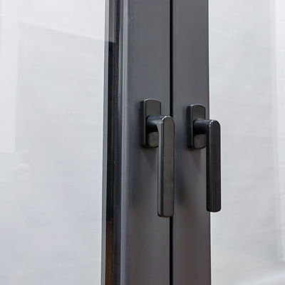 Design in europäischer Art, thermisch durchbrechendes Aluminium-Glasfenster mit doppeltempertem Glas