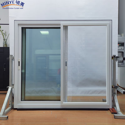 angepasste Doppelglasrutschenfenster mit speziellem Design von in Glas integrierten Grills