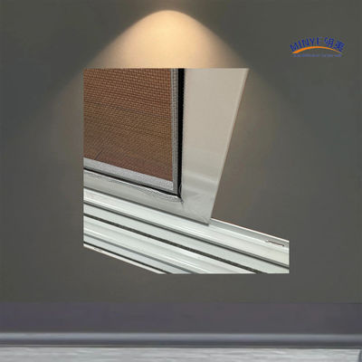 Schiebetür aus Aluminium aus chinesischer Hardware mit doppelt gehärtetem Glas und Glasfaserbildschirm