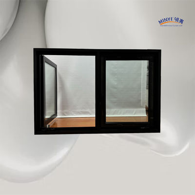 Doppelgehärtetes Fenster aus Aluminiumlegierung aus Glas mit Nagelfan und thermischer Brechung