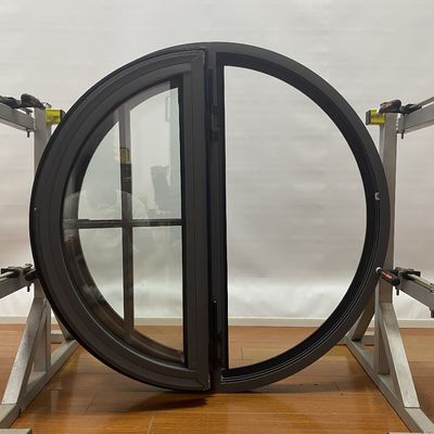 Customized Aluminium Runde Fassadenfenster mit guter Windbeständigkeit und hoher Festigkeit