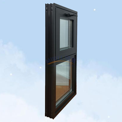 Hochfeste, pulverbeschichtete, chinesische Aluminiumwahnfenster mit individuellem Design