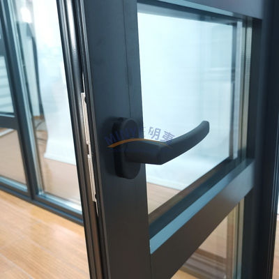 Hardware Chinesische Oberfläche Aluminium Tilt Turn-Fenster mit individuellen Farben und modernem Design
