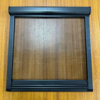 Modernes Design-Aluminium-Roller-Glasfaser-Flugschirmfenster mit guter Windfestigkeit