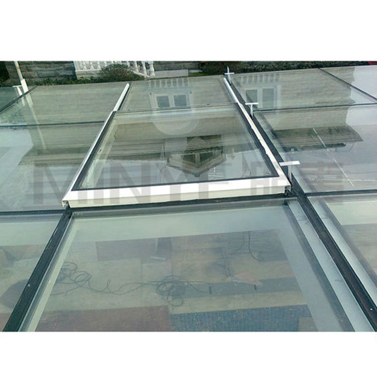 Aluminiumlegierung 6063-T5 angepasste Größe Scheinwerfer für nach außen öffnende Glasdachfenster