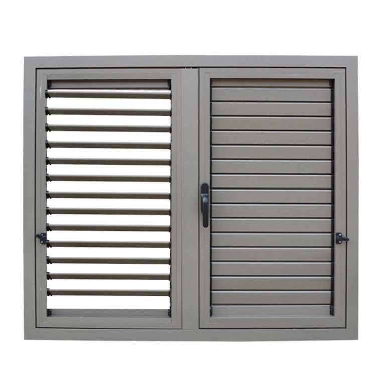 1.0mm-1.4mm Profildicke Deutschland Aluminium-Lüftfenster mit Rollerläden