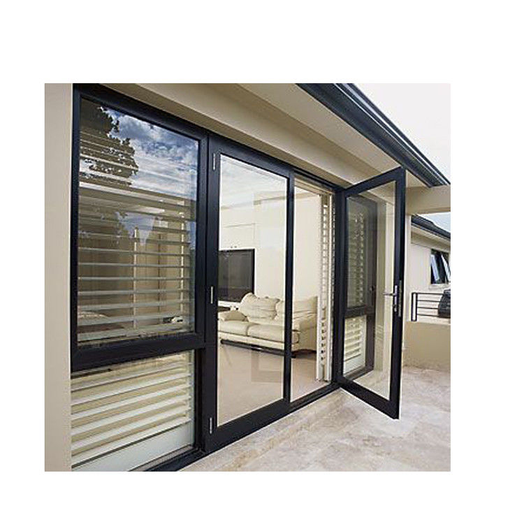 1.4mm Profildicke Thermal Break Aluminium-Gehäuse Tür für im australischen Stil