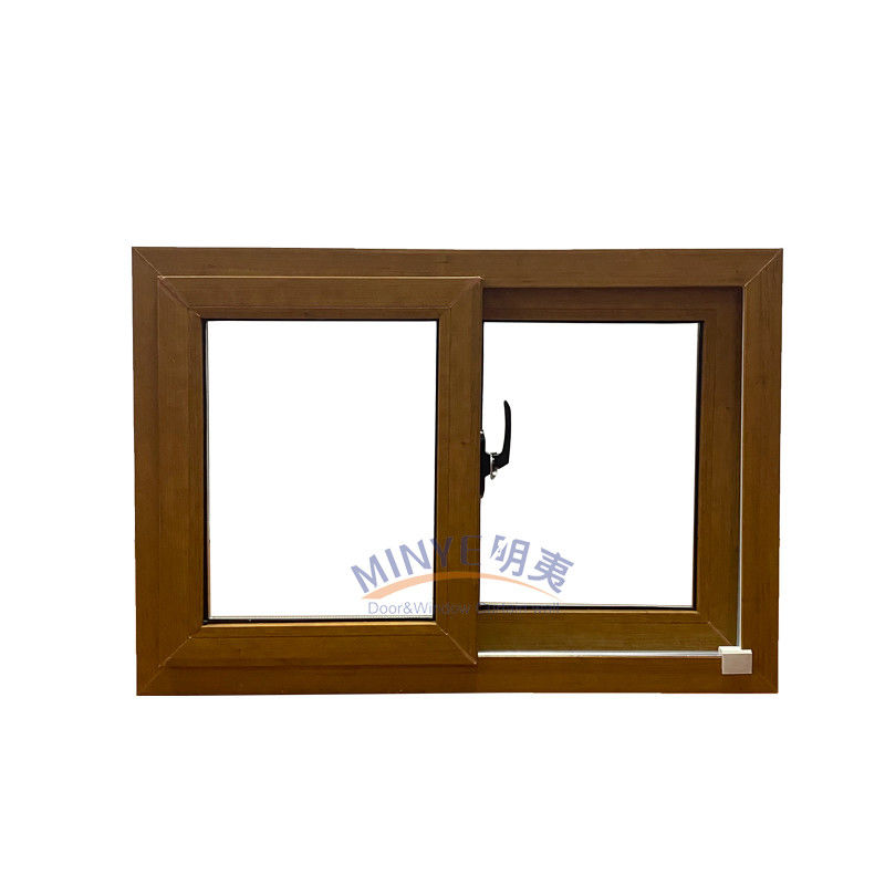 Anpassungsfähige UPVC-Schiebefenster mit horizontalen Öffnungsmustern und Farbauswahl