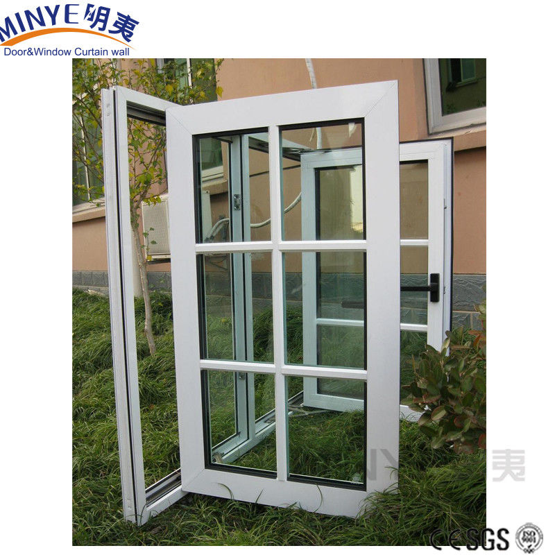 Modernes französisches Design Schalldicht PVC Glas Fenster und Türen mit Grill Wohnraum