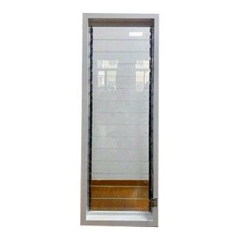 Benutzerdefiniertes Profil Farbe Louver Design Aluminium Glasläden mit Rotogear-Operator