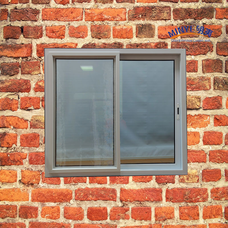 Moderne Louver UPVC-Schiebefenster mit Low-E-Glas-Doppelfarbe und deutscher Hardware