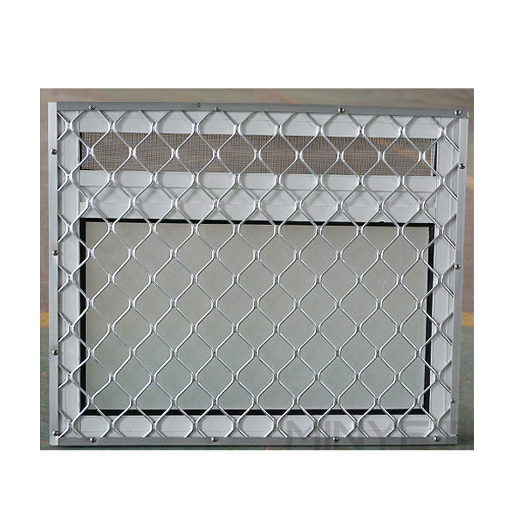 Sicherheitsfenster mit Low-E-Glas und Drahtnetzschirm