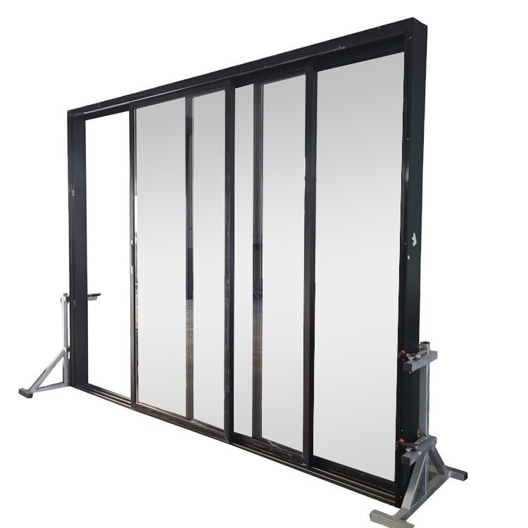 Schiebetür aus Aluminiumglas in modernem Design-Stil für die Sicherheit Patio Tür
