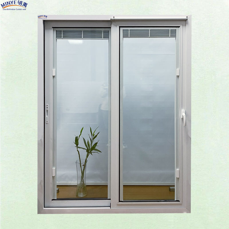 Gehärtetes Glas Aluminium Schiebetür mit glatter Oberfläche und Low-E Beschichtung in Shanghai