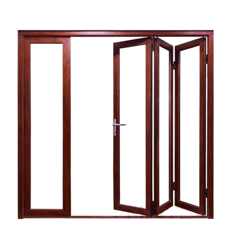 Moderne Design Außen-Zweifachtür mit Aluminiummaterial und geflochtenem Mesh Screen