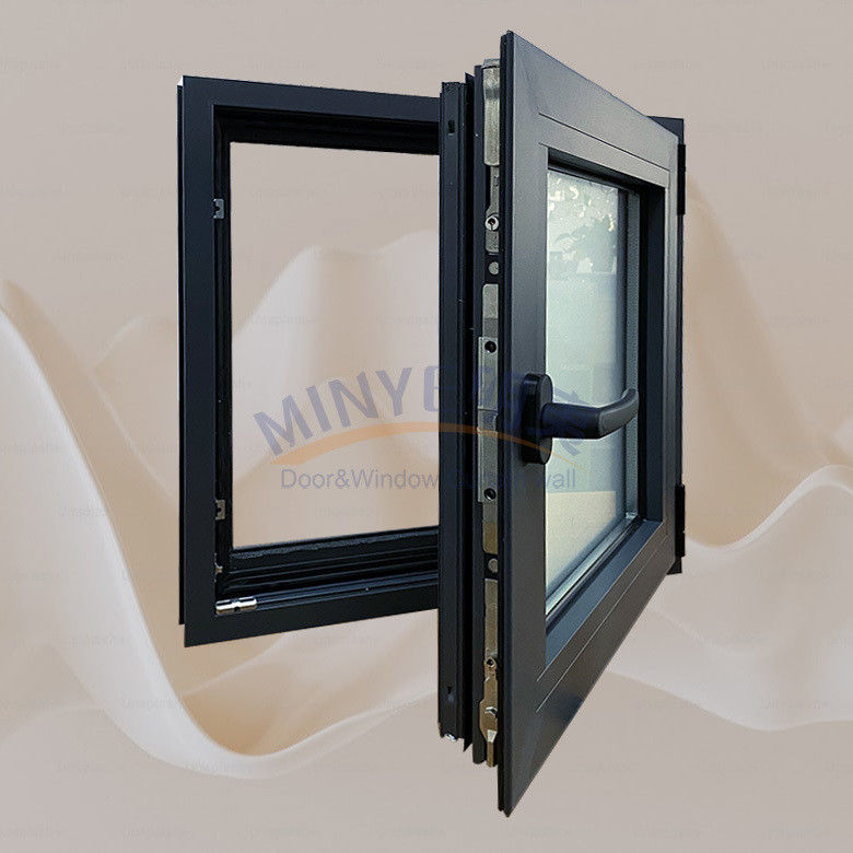 Speziell entworfene Grills in Glas Thermal Break Zwei-Wege-Offene Neigungs-Wende Casement-Fenster
