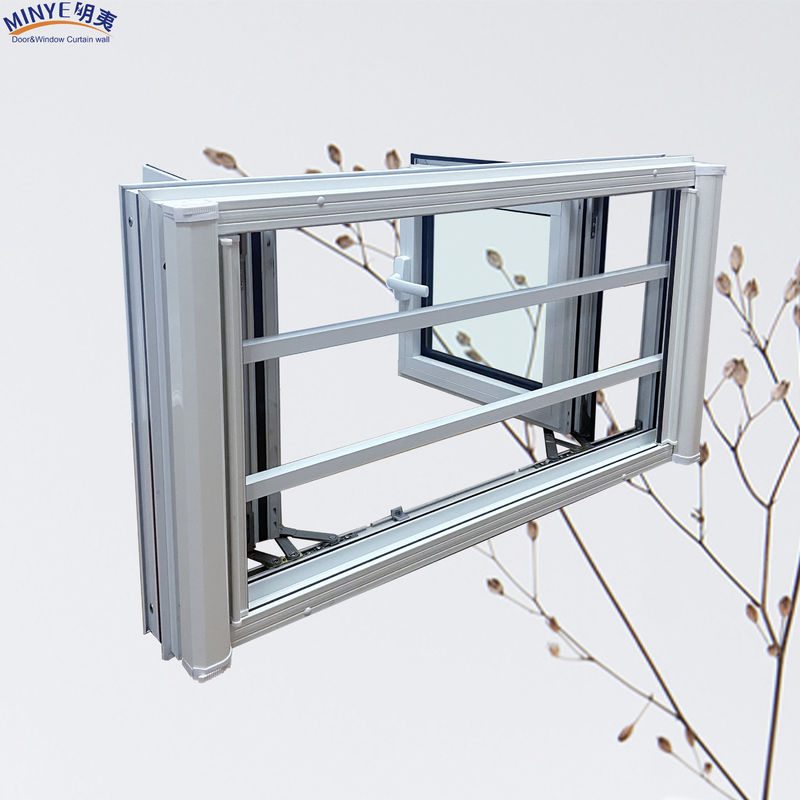 Villa modernes Design Aluminium-Legierung Fassadenfenster mit thermischen Bruch und maßgeschneiderte Farbe
