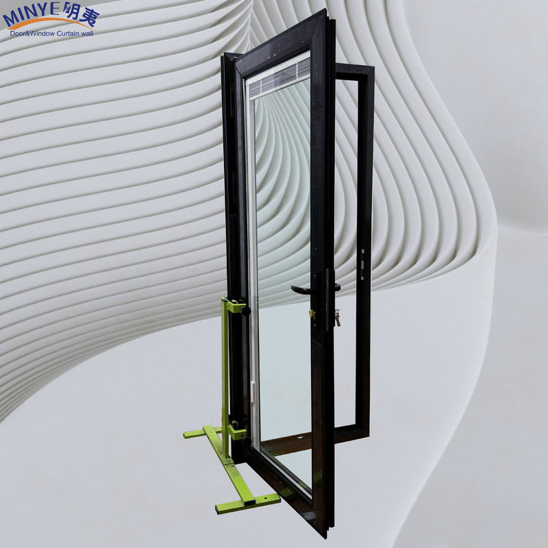 Customized Größe Aluminium Front Entrée Französisch Fassade Türen für Haus Innenraum Glas