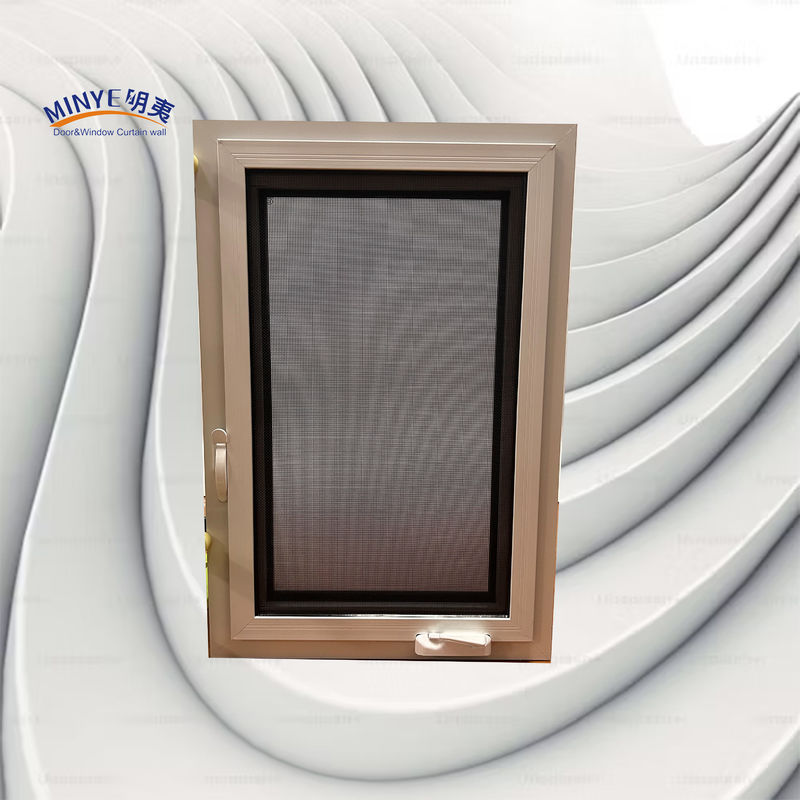 Thermal Break Aluminium-Fenster mit abnehmbarem Bildschirm und Doppelfarbdesign