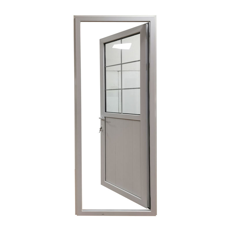 Herstellen Sie Ihre eigene Größe Hiseng Modern House Wetterfest Außen PVC Verkleidung Tür Upvc Tür